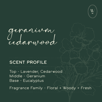 Geranium & Cedarwood